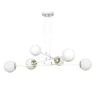 Emibig Hanglamp Ognis Staal Wit | Geschikt voor 6x E27 - Max 10W